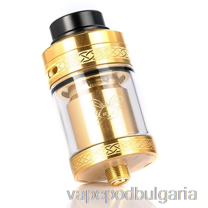 Vape 10000 Дръпки Hellvape Dead Rabbit V2 25mm Rta Gold